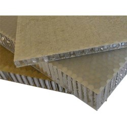 Aluminyum Honeycomb Balpeteği Panel C:6mm D:56kg/m3 T:15mm 150cm x 300cm (FRP yuzey) - 