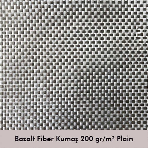 Bazalt Fiber Kumaş 200gr/m2 Plain