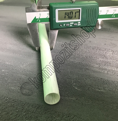 Cam Fiber Boru Pro Dış/İç Çap: 14mm/12mm