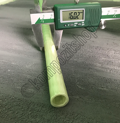 Cam Fiber Boru Pro Dış/İç Çap: 16mm/12mm - 1