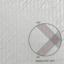 Cam Elyaf Kumaş 600 gr/m2 BA +/-45  - PROFABRIC