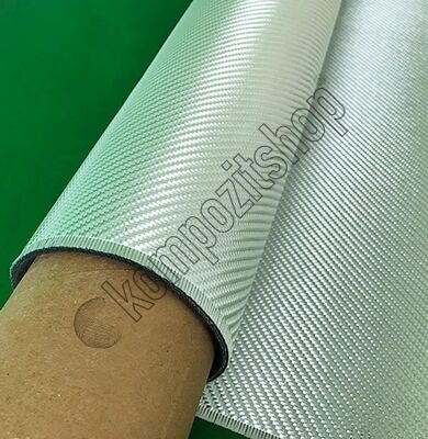 Dekoratif Cam Elyaf Kumaş 290 gr/m2 twill Gümüş   - 2