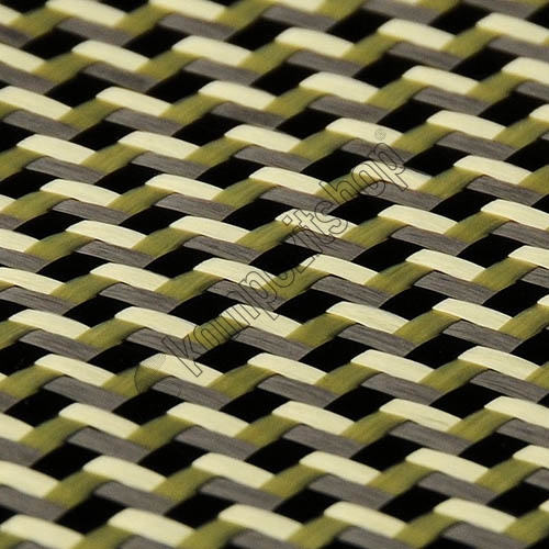 Karbon Aramid Kumaş 210 gr/m2 -twill  - 1