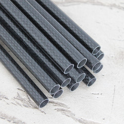 Karbon Fiber Boru 3K Dış/İç Çap:12mm/10mm   - PROTUBE3K
