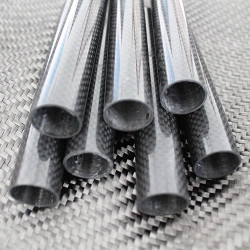 Karbon Fiber Boru 3K Dış/İç Çap:20mm/18mm   - PROTUBE3K