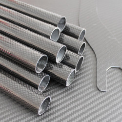 Karbon Fiber Boru 3K Dış/İç Çap:26mm/24mm   - PROTUBE3K