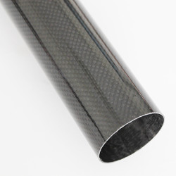 Karbon Fiber Boru 3K Dış/İç Çap:26mm/24mm   - Thumbnail