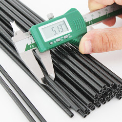Karbon Fiber Boru 3K Dış/İç Çap:5mm/4mm   - PROTUBE3K