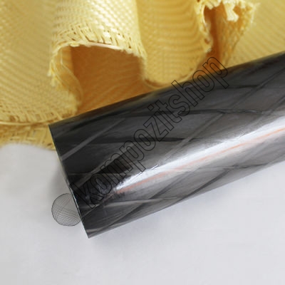 Karbon Fiber Boru Pro Dış/İç Çap:14mm/10mm   - 1