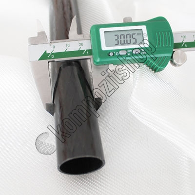 Karbon Fiber Boru Pro Dış/İç Çap:30mm/27mm   - 1