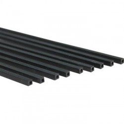 Karbon Fiber Kare Profil Dış/İç 4mm/2,5mm - EKOTUBE-CARBON