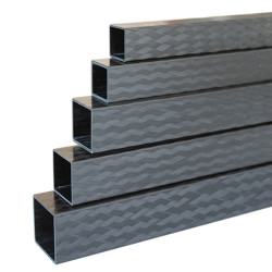 Karbon Fiber Kare Profil Dış/İç 30mm/27mm PRO - PROTUBE-CARBON