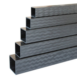 Karbon Fiber Kare Profil Dış/İç 25mm/22mm PRO - PROTUBE-CARBON
