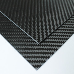 Karbon Fiber Plaka T:1.5mm CNC Kesimli - Thumbnail
