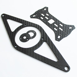 Karbon Fiber Plaka T:2mm CNC Kesimli - 